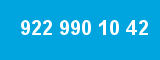 922 990 10 42
